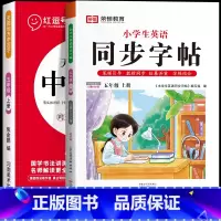 [语文+英语]五年级上册练字帖 全2册 [正版]一年级上册字帖练字天圆地方写好中国字小学生二三四五六年级下册语文同步练字