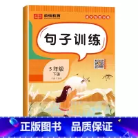 句子训练[单册] 五年级下 [正版]五年级下册语文专项训练全套5册人教版小学5年级看拼音写词语字词句子训练课内课外阅读理