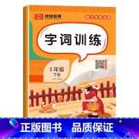 字词训练[单册] 五年级下 [正版]五年级下册语文专项训练全套5册人教版小学5年级看拼音写词语字词句子训练课内课外阅读理