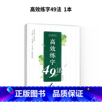 [基础版]高效练字49法 [正版]志飞习字高效练字帖49法硬笔楷书初学者入门临摹速成教程套装控笔训练基础大学生钢笔正楷手