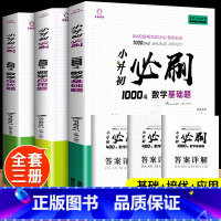 小升初必刷题数学1000基础题+400培优题+400应用题 小学升初中 [正版]2024小升初必刷题人教版语文数学英语总