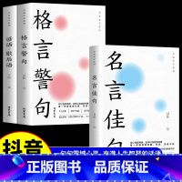 [全3册]名言佳句+格言警句+谚语歇后语 [正版]名言佳句+感悟人生语录大全人生感悟初中生高中生小学生名人名言经典语录励