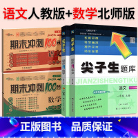 ⭐ [尖题+期末冲刺100分]人教语文+北师数学◆4本 五年级下 [正版]2024春尖子生题库二三年级四五年级六一年级上