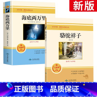 [特价完整版]骆驼祥子+海底两万里 [正版]骆驼祥子原著老舍无删减和海底两万里初中生七年级下册课外名著书目中学生初一必课