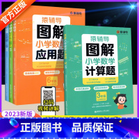 [全4本]冲刺期末100分 小学五年级 [正版]猿辅导图解小学数学应用题计算题 一二三四五六年级上册下册数学逻辑思维思路
