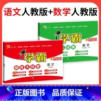 ❤❤不偏科♥2本:语文+数学[人教版] 六年级下 [正版]2023学霸提优大试卷二年级一三四五六年级下册上册语文数学英语