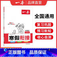 [语文]寒假衔接 小学四年级 [正版]寒假衔接阅读口算练字帖小学语文数学寒假作业语文寒假阅读字帖数学口算计算训练 一二三