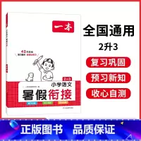 2升3 小学通用 [正版]暑假衔接语文数学英语暑假训练1升2升3升4升5暑假作业强化训练 暑假语文阅读理解字词句影片讲解