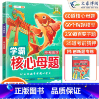 24版[数学]核心母题 初中通用 [正版]中考真题核心母题数学物理化学语文英语学霸核心母题作文初中必刷题解题有法七八九年