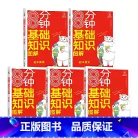 [5本]语文+数学+英语+物理+化学 初中通用 [正版]2024版初中小四门答题模板知识点必背人教版七八九年级政治历史基