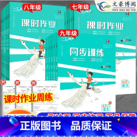 [语数物政史人教+英外研]6本套装 八年级上 [正版]2024版一飞冲天八年级课时作业上册下册人教版外研版七年级九年级数