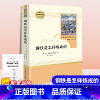 [送考试重点]钢铁是怎样炼成的-人教版 [正版]人教版 经典常谈朱自清和钢铁是怎样炼成的原着完整版人民教育出版社八年级下