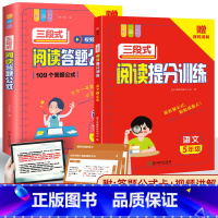 [五年级课外提升]提分训练+三段式阅读公式法 初中通用 [正版]初中语文阅读理解答题模板小学三段式公式法七八九年级中考高