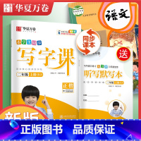 [全彩版]二 上(配听写默写本) [正版]字帖写字课一二三四五六年级上册下册 下上语文英语同步练字帖一年级字帖练字小学生