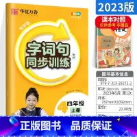 [特价抢]词句同步训练字帖四上 [正版]字帖写字课一二三四五六年级上册下册 下上语文英语同步练字帖一年级字帖练字小学生写