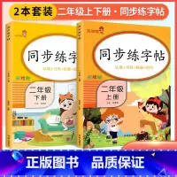 [二年级上下]字帖(2本) 小学通用 [正版]2023新版语文练字帖一年级上二年级上三年级上四年级上五年级上六年级上同步