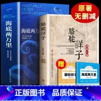 七年级下册赠考点 海底骆驼 [正版]完整无删减海底两万里七年级必读书原著骆驼祥子原著凡尔纳原版全译小学版初中生课外阅读书
