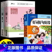 [全3册]小散文上下+好词好句好段 小学通用 [正版]抖音同款大作家写给孩子的小散文上下册全2册 优美语句积累提升阅读写