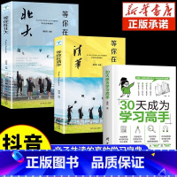 [3册]学习高手+等你在清华+等你在北大 [正版]抖音同款30天成为学习高手书籍 给孩子的第一本学习方法书自驱型成长学霸