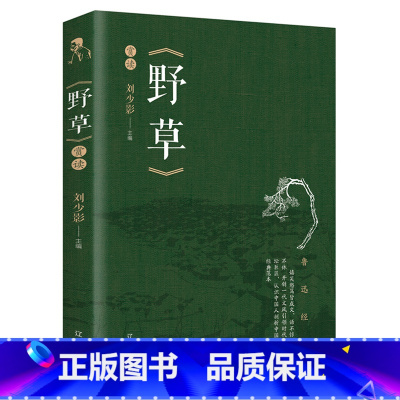 [正版] 鲁迅小说作品集野草赏读抒情散文诗内含野草诗集 青少年中小学生课外读物中国现当代文现代散文诗书籍FN