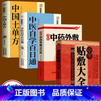 [正版]全4册 名医中药外敷治百病 中华贴敷大全中国土单方中医自学百日通 白话全解古老土单方大全小小单方治大病老偏方大全