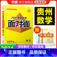 数学 贵州省 [正版]2024贵州数学面对面中考一二三轮总复习资料全套七八九年级初三数学模拟题训练历年中考真题卷辅导书练