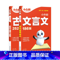 推荐❤[古诗词+文言文]2本套装 小学通用 [正版]2024小白鸥星空万唯小升初古诗词252首小学生必背古诗词大全翻译人