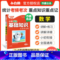 小学[数学]基础知识与初中衔接 小学通用 [正版]万唯出品小学基础知识大全手册数学小升初总复习强化训练一二三四五六年级小