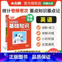 小学[英语]基础知识与初中衔接 小学通用 [正版]万唯出品小学基础知识大全手册英语小升初总复习强化训练一二三四五六年级小