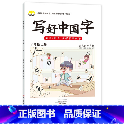 六年级上册 [正版]抖音同款小学生写好中国字一年级字帖练字二年级上册练字帖三四五六年级下册语文同步字帖人教版正楷临摹硬笔