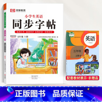 [英语]五年级上册(人教版) [正版]抖音同款小学生写好中国字一年级字帖练字二年级上册练字帖三四五六年级下册语文同步字帖
