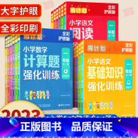 [全2册]数学计算题强化训练 小学二年级 [正版]周计划小学语文英语阅读强化训练100篇数学计算应用题一1二2三3四4五