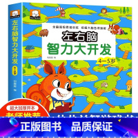 左右脑智力大开发(4-5岁) [正版]儿童全脑开发思维逻辑升级训练游戏书2-3-4-5岁左右脑强大脑开发训练书籍小班中班