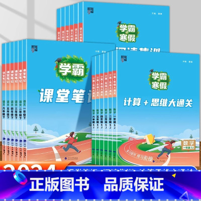 [数学]计算思维大通关(北师版) 小学二年级 [正版]2024学霸的寒假衔接作业小学二年级上册人教版苏教北师2年级下册预