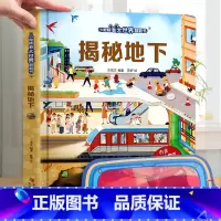 揭秘地下-大本赠眼镜 [正版] 揭秘翻翻书系列全套 儿童3d立体书3-6-8-10岁以上人体科普我们的身体百科全书小学生