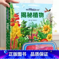 揭秘植物-大本赠眼镜 [正版] 揭秘翻翻书系列全套 儿童3d立体书3-6-8-10岁以上人体科普我们的身体百科全书小学生