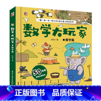 数学大玩家:数字篇 [正版]数学大玩家全6册 几何数学时间空间思维计算儿童趣味数学启蒙翻翻书立体书 数学思维训练游戏书玩