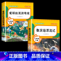 爱丽丝漫游奇境+鲁滨逊漂流记 [正版]全套4册 鲁滨逊漂流记六年级下册的课外书阅读原著完整版汤姆索亚历险记爱丽丝漫游奇境