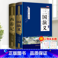 [完整版2册]三国演义+西游记 [正版]完整无删减四大名著原著 三国演义水浒传西游记红楼梦青少年完整版 初高中生无障碍阅