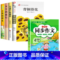 [全5册]青铜葵花+宝葫芦的秘密+小英雄雨来+灰尘的旅行+四下同步作文 [正版]青铜葵花曹文轩 四年级阅读课外书阅读小英