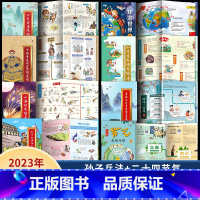 !![全套8册思维导图]四大名著+中国帝王+二十四节气+孙子兵法+山海经+小学生成语+唐诗+环游世界 [正版]抖音同