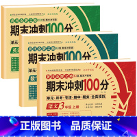 [三年级上册]语文+数学+英语 小学三年级 [正版]期末冲刺100分 三年级上册语文数学英语试卷测试卷全套专项训练人教版