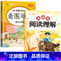 [2本]阅读理解+看图写话 一年级上 [正版]大语文阅读理解专项训练书人教版阅读理解强化训练题每日一练一二年级三年级四五