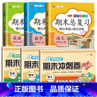 [语数英6本]期末冲刺卷+期末总复习(人教版) 四年级上 [正版]汉之简2023新期末冲刺100分小学四年级上语文数学人