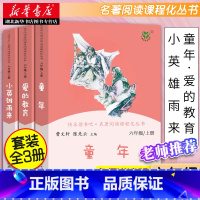 [正版]快乐读书吧六年级上册3册人教版 爱的教育童年小英雄雨来同步阅读书目 经典儿童文学小学生课外阅读书籍