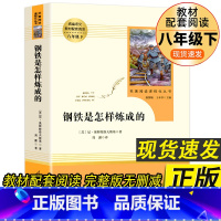 [人民教育出版社⭐⭐⭐]钢铁是怎样炼成的 [正版]钢铁是怎样炼成的人民教育出版社经典常谈朱自清原著无删减版完整版八年级下