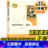 [人民教育出版社]给青年的十二封信 [正版]钢铁是怎样炼成的人民教育出版社经典常谈朱自清原著无删减版完整版八年级下册名著