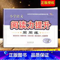 语文阅读力提升[六年级上册] 小学通用 [正版]2024小学语文阅读力提升周周练 三四五六年级上册下册 阅读素养力提升小
