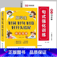 推荐[全2册]句式训练+好词好句好段 小学二年级 [正版]荣恒 小学语文句式强化训练扩句仿写组词造句照样子写句子强化训练