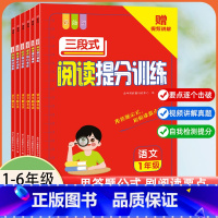 三段式阅读提分训练 小学四年级 [正版]三段式阅读提分训练小学语文一二三年级四五六年级阅读理解真题满分答题公式法课内外阅